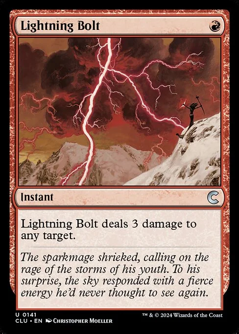 Lightning Bolt card art